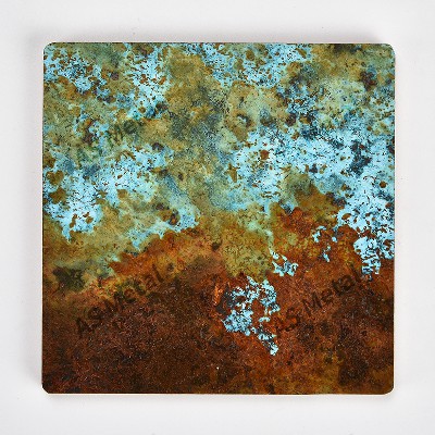 Bronze Rust Verdigris Patina Pseudo Smooth